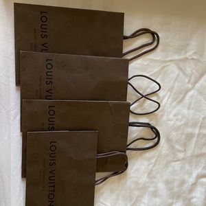 Louis Vuitton gift bag bundle of 4